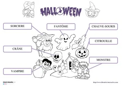Vocabulaire d'Halloween