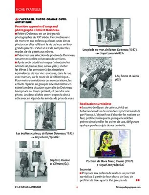 Activités autour de la photo numérique
