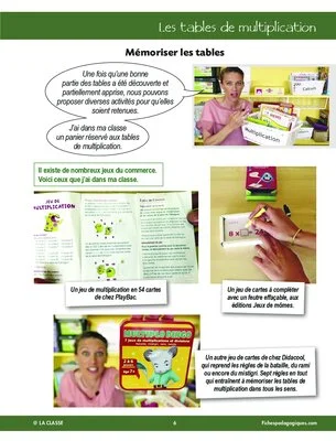 Entrez dans ma classe : les tables de multiplication