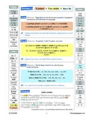 Progression orthographe - Mars