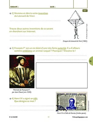 Défi histoire Cycle 3
