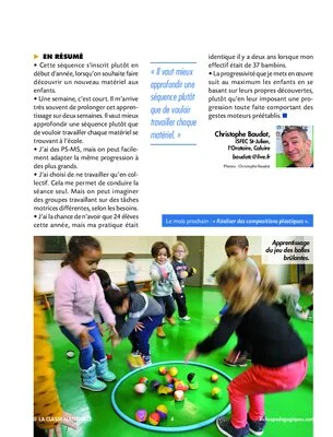 Jouer avec des balles lestées
