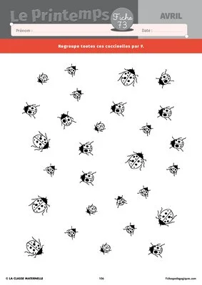 Progression Maths & Langage (mars à juin)