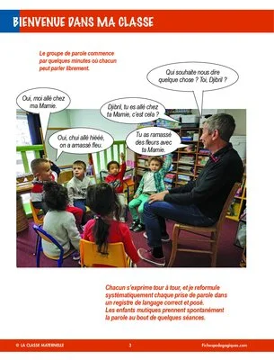 Bienvenue dans ma classe avec Christophe : le groupe de parole