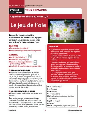 Organiser une chasse au trésor (Cycle 3)