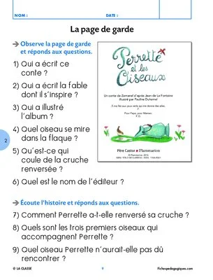Perrette et les oiseaux 1/2