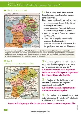 Fichier Histoire CM1 : Des Mérovingiens aux Carolingiens