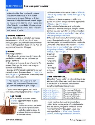 Programmation en anglais - Période 5