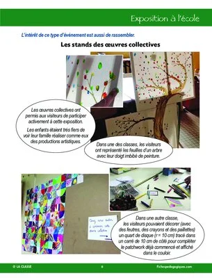 Entrez dans ma classe : exposition à l'école