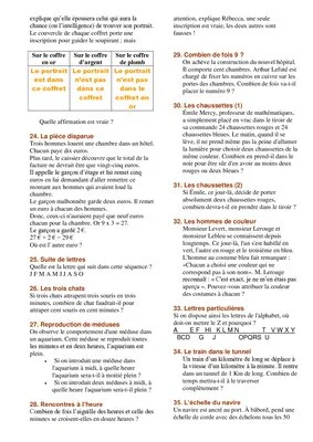 Jeux de logique