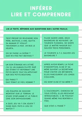 Inférer, lire et comprendre