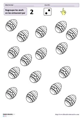 Activités mathématiques pour Pâques