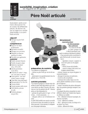 Père Noël articulé