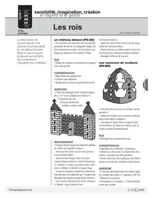 Activités autour des rois