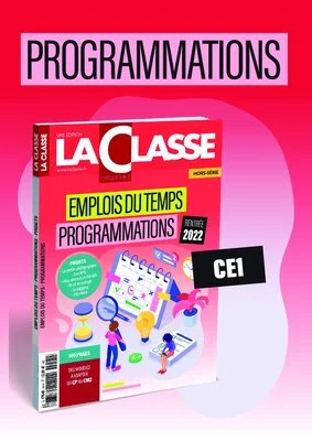Programmations CE1 2022