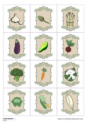 Memory des légumes