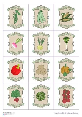 Memory des légumes