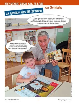 Bienvenue dans ma classe : la gestion des différences
