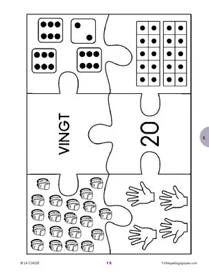 Puzzles numériques de 10 à 20
