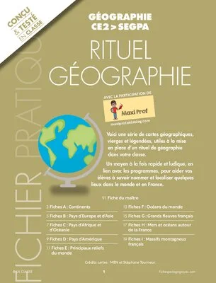 Rituel géographie (CM1/CM2/SEGPA)