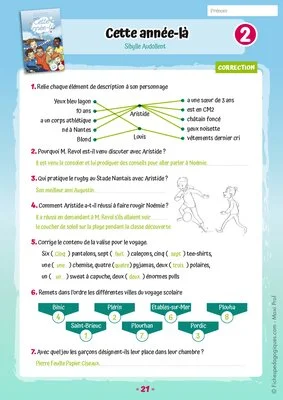 Rallye Lecture « L'aventure » (CM1/CM2/SEGPA)