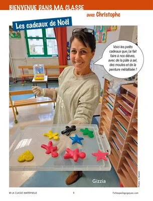 Bienvenue dans ma classe : les cadeaux de Noël