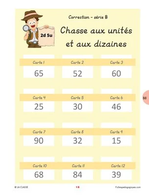 Chasse aux unités et aux dizaines