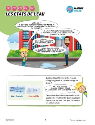 Les états de l'eau - Cycles 2 & 3
