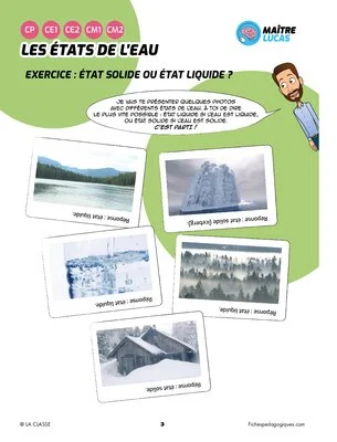 Les états de l'eau - Cycles 2 & 3
