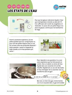 Les états de l'eau - Cycles 2 & 3