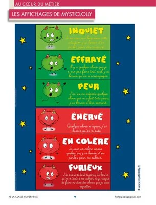 Les affichages de Mysticlolly : la fusée des émotions