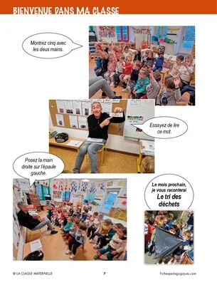 Bienvenue dans ma classe : les temps collectifs