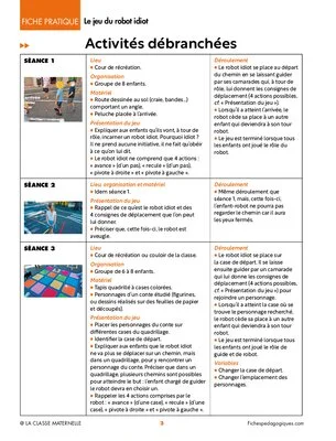 Le jeu du robot idiot