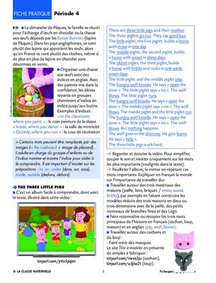 Programmation en anglais (PS-MS-GS)