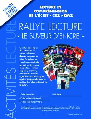 Rallye lecture « Le buveur d'encre » (CE2-CM1-CM2)