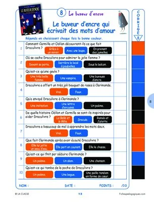 Rallye lecture « Le buveur d'encre » (CE2-CM1-CM2)