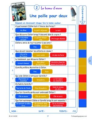 Rallye lecture « Le buveur d'encre » (CE2-CM1-CM2)