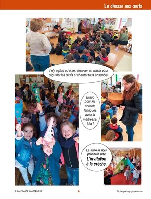 Bienvenue dans ma classe : la chasse aux oeufs