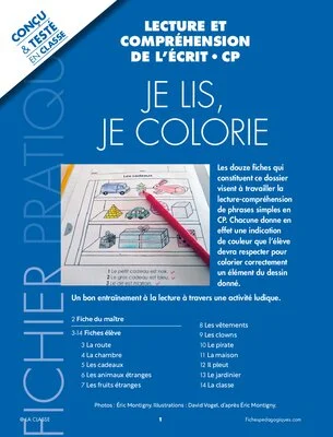 Je lis, je colorie