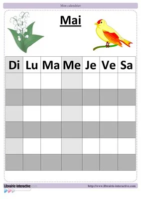 Calendrier annuel