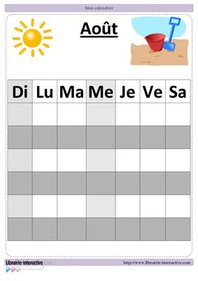 Calendrier annuel