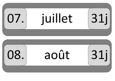 Frise des mois de l'année – Support pédagogique pour se repérer dans le temps en Cycles 1 et 2