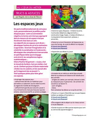Trucs et astuces pour gérer les espaces jeux