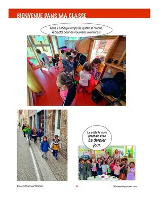 Bienvenue dans ma classe : l'invitation à la crêche