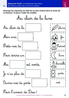 Au claire de la lune
