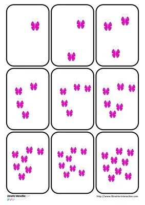 jeu de cartes des chiffres