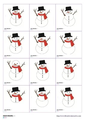 Memory bonhomme de neige