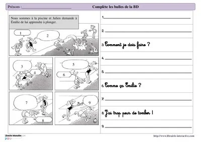 Ecrire les bulles d'une BD