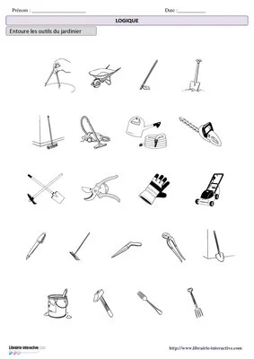 Logique - les outils du jardinier