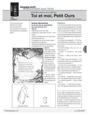 Toi et moi, Petit Ours (5) / Album